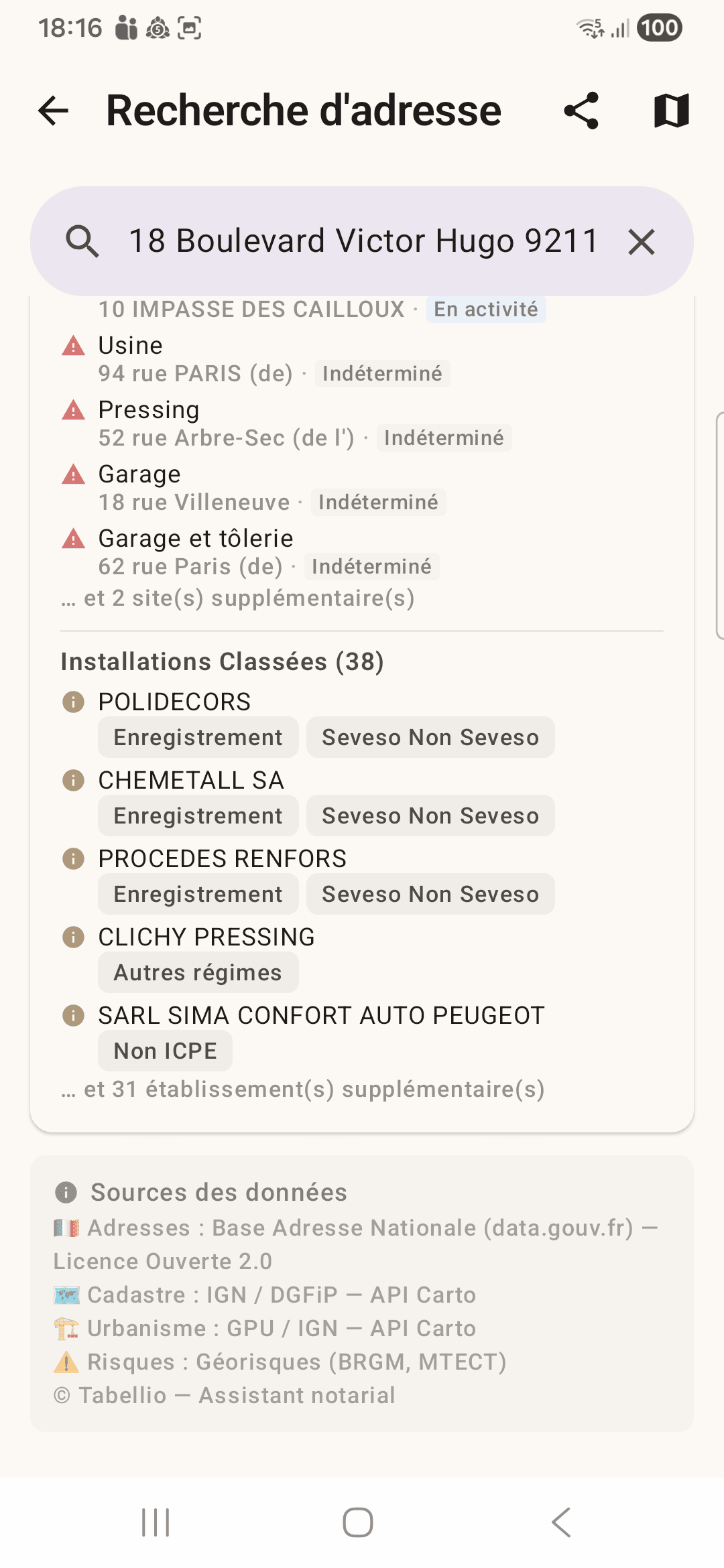 Tabellio — Due diligence entreprise