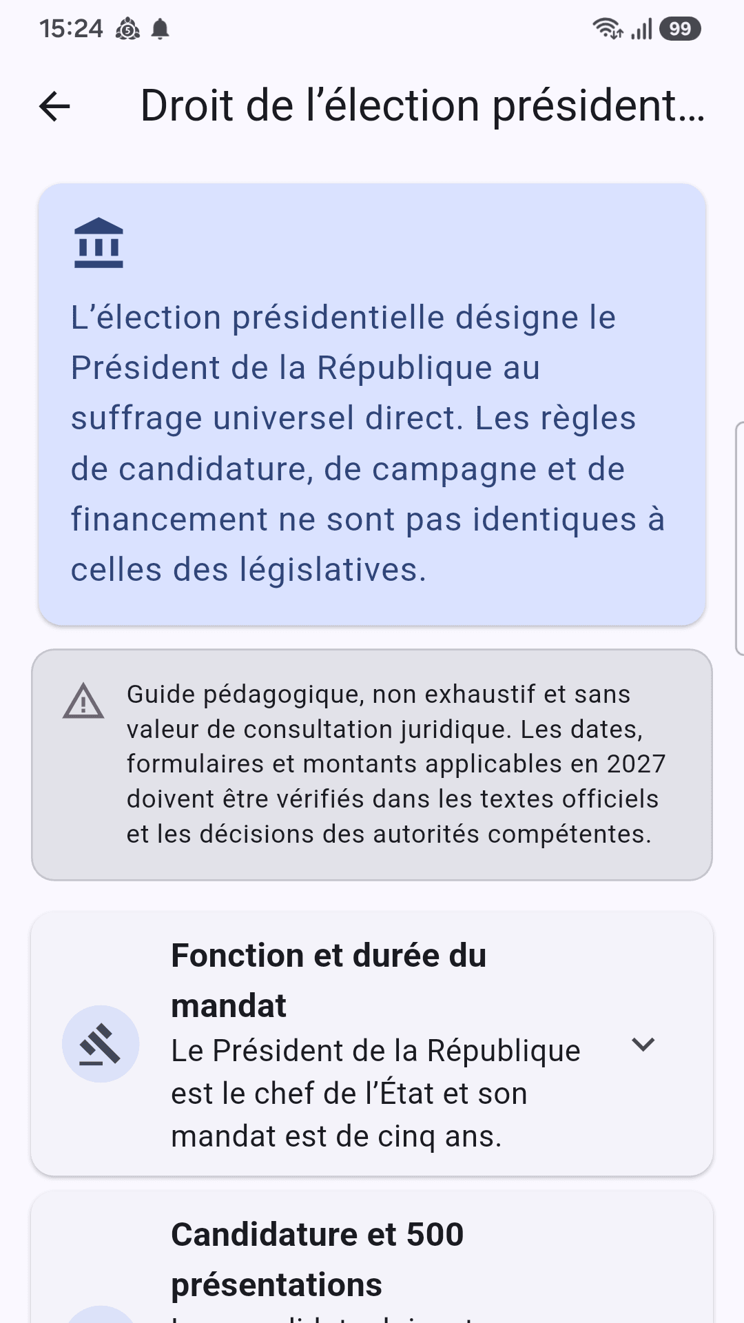 Élections 2027 — calendrier électoral